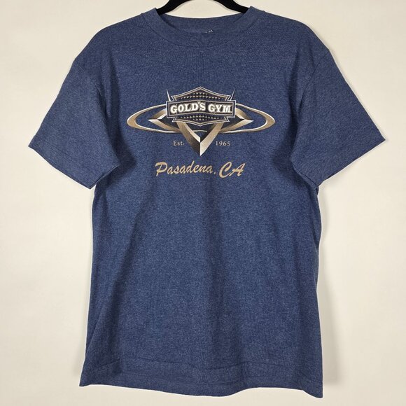 Vintage Golds Gym Pasadena California Mens Medium Short Sleeve T Shirt - Picture 1 of 6